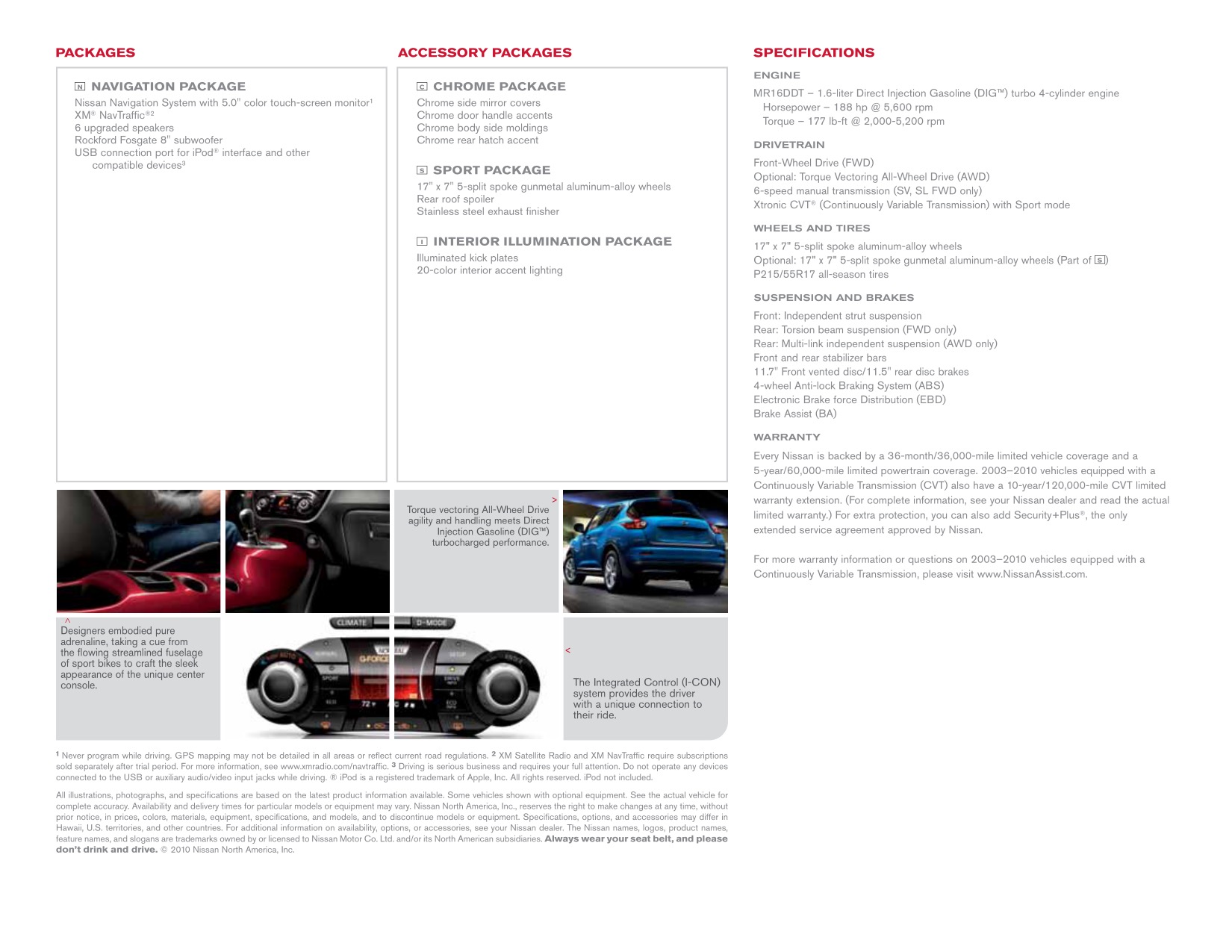 2011 Nissan Juke Brochure Page 2